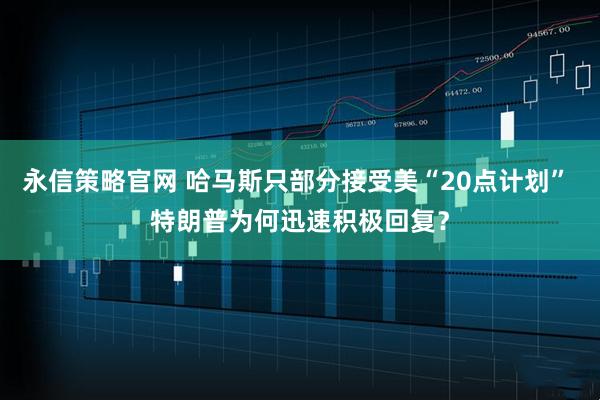 永信策略官网 哈马斯只部分接受美“20点计划” 特朗普为何迅速积极回复？