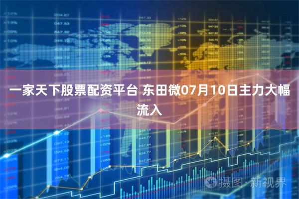 一家天下股票配资平台 东田微07月10日主力大幅流入